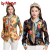 by Megyn women shirt long sleeve 2017 autumn free shipping blouses fashion women shirts feminine shirt plus size XXXL women tops