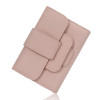 BVLRIGA Small Women Wallet Female Purse Ladies Artificial Leather Wallet Women Pink Credit Card Holder Coin Purse Clutch Walet