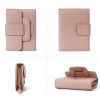 BVLRIGA Small Women Wallet Female Purse Ladies Artificial Leather Wallet Women Pink Credit Card Holder Coin Purse Clutch Walet