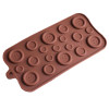 Button Shaped 3D Silicone Mold DIY Fondant Mold Baking Tool Chocolate Cookies Pastry Candy Jelly Kitchen Tool moule silicone
