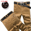 Business Dress Corduroy Trousers Pants Men 2017 Spring Autumn Men's Straight Casual Pants Fashion Trousers Plus Size 36 38 40