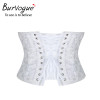 Burvogue Women 12 Steel Bones Steampunk Corset Waist Traning Corset  Short  Slimming Gothic Corset  Underbust Corset Shoelace Burvogue Women 12 Steel Bones Steampunk Corset Waist Traning Corset  Short  Slimming Gothic Corset  Underbust Corset Shoelace
