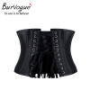 Burvogue Women 12 Steel Bones Steampunk Corset Waist Traning Corset  Short  Slimming Gothic Corset  Underbust Corset Shoelace Burvogue Women 12 Steel Bones Steampunk Corset Waist Traning Corset  Short  Slimming Gothic Corset  Underbust Corset Shoelace