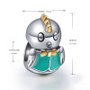 DIY Charm 925 Sterling Silver Cute Bird Charm Beads For Bracelet