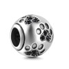 DIY Charm Created Diamond Multicolor Cat Paw Print Beads For Bracelet