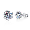 Round Cut Moissanite Diamond Classis Stud Earrings