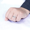 14K/18K Gold Round Cut Moissanite Diamond Classic Vintage Ring for women