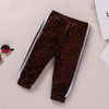 Girls Striped Long Sleeve Crew Neck Tracksuit Wholesale Little Girl Clothing