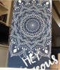 White Mandala - Hot Yoga Mat