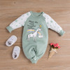Baby Girls Unisex Long Sleeve Printed Cartoon Romper Wholesale Baby Clothes Usa Baby Girls Unisex Long Sleeve Printed Cartoon Romper Wholesale Baby Clothes Usa