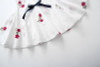 Baby Girls Embroidered Flower Watermelon Suspender Skirt