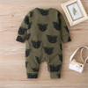 Baby Cartoon Animal Printed Long Sleeve Casual Rompers
