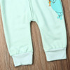 Baby Dinosaur Print Hooded Zipper Long Sleeve Rompers