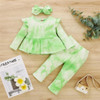 Girls Long Sleeve Tie Dye Top & Pants & Headband Girls Clothing Wholesalers Girls Long Sleeve Tie Dye Top & Pants & Headband Girls Clothing Wholesalers