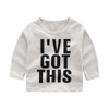 Boys Letter Printed Long Sleeve Top & Pants Wholesale Boys Clothing Suppliers