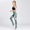 2019 Gym Women Fitness Yoga Pants Slim High waist Sport Leggings Elastic Romantic Printed Long Tights for Running Tummy Control