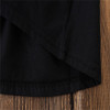 Girls Off-shoulder Solid Color Top & Striped Pants Toddler Girl Wholesale Clothing