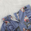 Baby Girls Floral Print Long Sleeve Top & Leggings Cheap Baby Clothes In Bulk