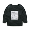 Boys List Letter Printed Top & Pants Wholesale Toddler Boy Clothes