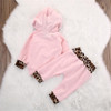 Baby Girls Leopard Cute Hooded Top & Pants Baby Clothing Warehouse Baby Girls Leopard Cute Hooded Top & Pants Baby Clothing Warehouse