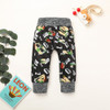 Boys Printed Hooded Long Sleeve Top & Pants Boys Clothes Wholesale