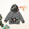 Boys Printed Hooded Long Sleeve Top & Pants Boys Clothes Wholesale