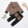 Baby Girls Leopard Hooded Top & Pants Baby Clothes Suppliers Baby Girls Leopard Hooded Top & Pants Baby Clothes Suppliers