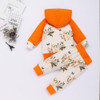 Baby Girls Foxes Printed Hooded Top & Pants Baby Clothes Suppliers Baby Girls Foxes Printed Hooded Top & Pants Baby Clothes Suppliers
