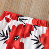 Baby Girls Solid Long Sleeve Romper & Floral Bell Pants Baby Wholesale