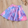 Toddler Girls Long Sleeve Tie Dye Top & Skirt Baby Girl Clothes Wholesale Toddler Girls Long Sleeve Tie Dye Top & Skirt Baby Girl Clothes Wholesale