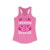 I am not a Survivor I am a Warrior Breast Cancer Tank Tops