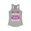I am not a Survivor I am a Warrior Breast Cancer Tank Tops