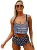 Top and Bottom High Waist Swimwear
