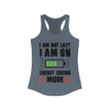 I am not Lazy I am on Energy Saving Mode Racerback Tank Top