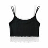Women Patchwork Sexy Bodycon Crop Tops