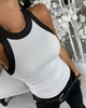 Sexy Sleeveless Vest Shirts Solid Tank Pullover Tops