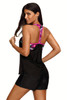 Floral T-back Tankini Top