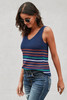 Stripes Knit Tank Top