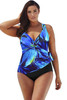 Darling Plus Size Surplice One Piece Swimsuit