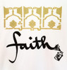 White Graphic "Faith" Tee
