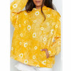 Tie-dye Printed Daisey Long Sleeve Sweatshirts