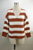 Striped V Neck Slim Jumpers Knitwear