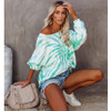 Tie-dye Knitted Sweater Pullover