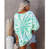Tie-dye Knitted Sweater Pullover