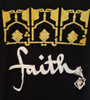 Black Graphic "Faith" Tee