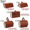 Leather Multiple Glasses Storage Case