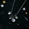 My Moon Family Clustered Necklace - Multiple Phases