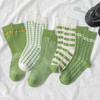 Color Pattern Crew Sock