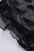 Lace Mesh Print Tube See Through Bandeau Lingerie Set