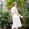 Chiffon floral swing dress